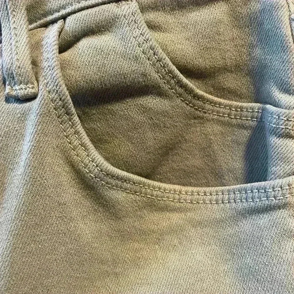 NEW MOTHER STASH MID RISE DAZZLER ANKLE Second Chance oil green Size 25 - Picture 9 of 10